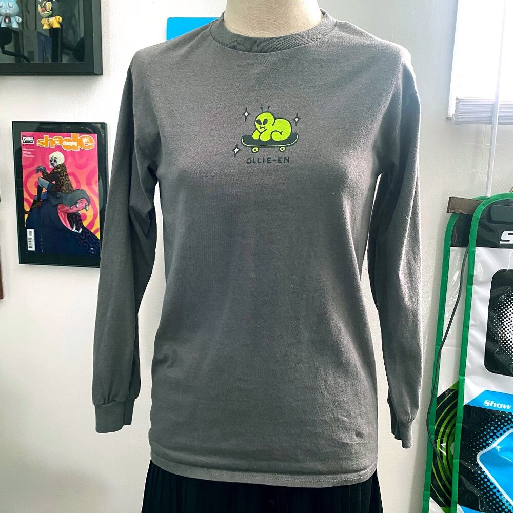 A.LAB Ollie-En Charcoal Long Sleeve T-Shirt